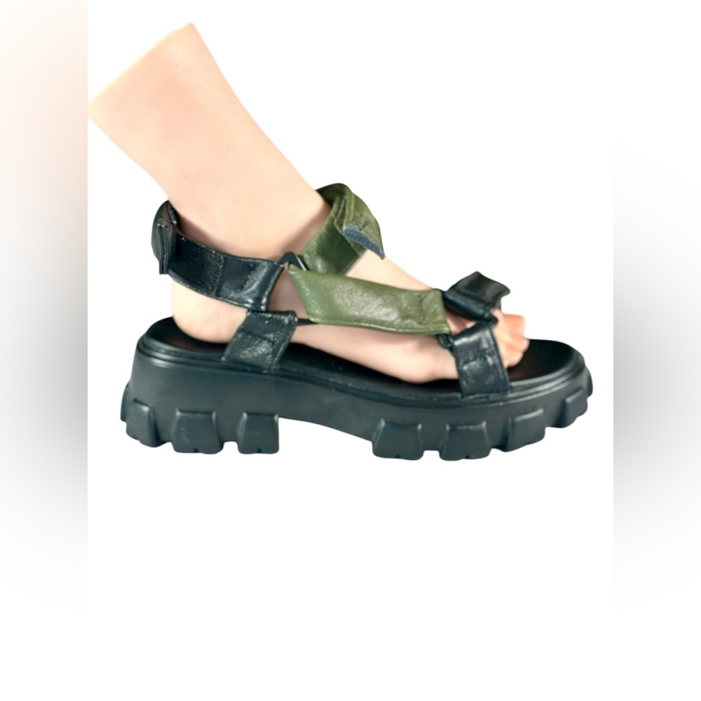 Arizona Love Leather Platform Sporty Women's Sandals US 7.5 - Picture 9 of 15